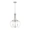 Z-Lite Joliet 3 Light Pendant, Brushed Nickel & Clear 473P16-BN - alternate 1